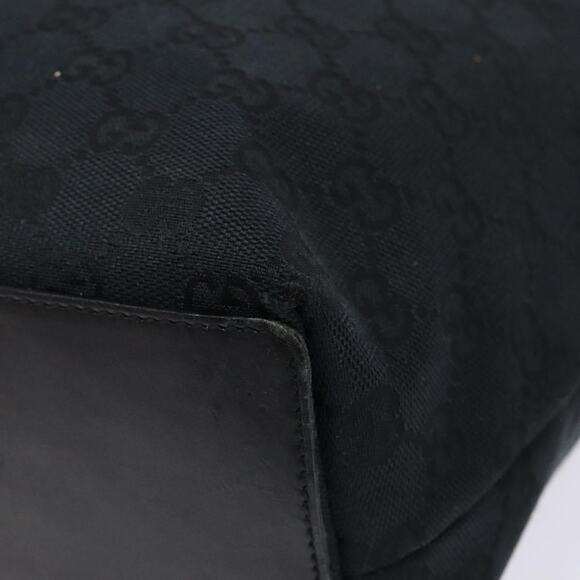 GUCCI GG Canvas Tote Bag Gold Black 002 1098 002 1098 - Picture 10 of 16